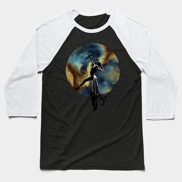 Nebula Goddess Baseball T-Shirt by Edaleina